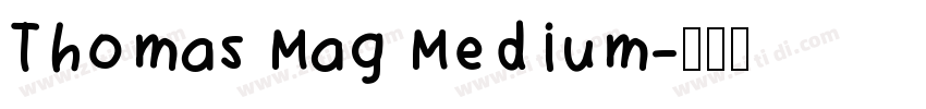 Thomas Mag Medium字体转换